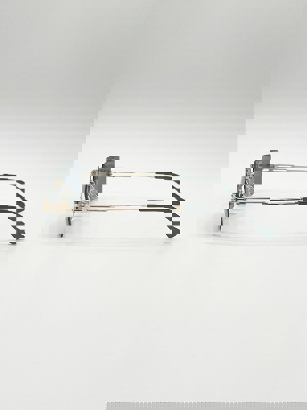 SVNX Frameless Square Sunglasses in Black