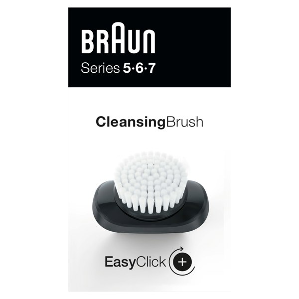 Braun EasyClick Cleansing Brush Attachment for Series 5, 6 and 7 Electric Shaver (New Generation)