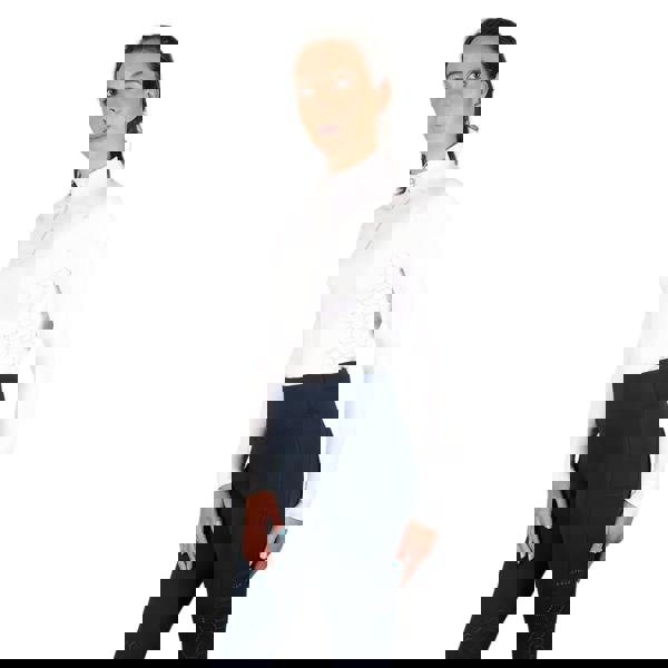 Coldstream Womens/Ladies Ecclaw Elite Raised Logo Base Layer Top - White - 