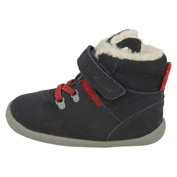 Clarks Childrens Clarks Fox Detailed Ankle Boots Roamer Snug T
