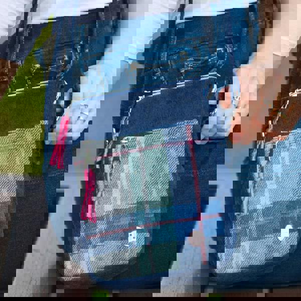 Earth Squared Tweed Tartan Crossbody Phone Pouch Bag