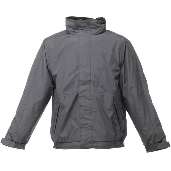 Regatta Mens Dover Waterproof Windproof Jacket - Seal Grey/Black