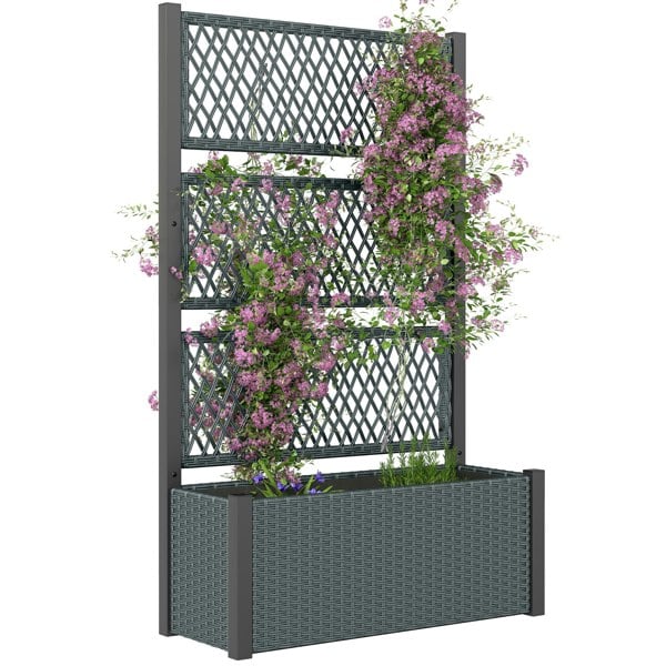 Rattan Garden Bed