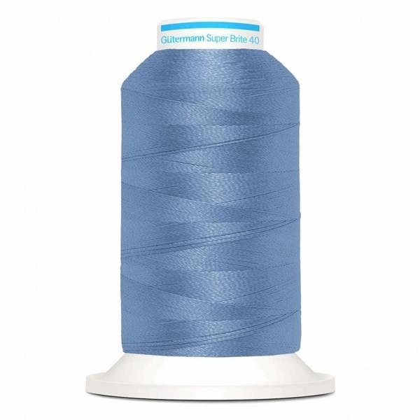 Gutermann Super Brite Polyester 40 Embroidery Thread 1000m Polyester Thread Suitable For Embroidery