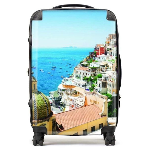 Warren Reed Positano With Flowers, Italy Suitcase