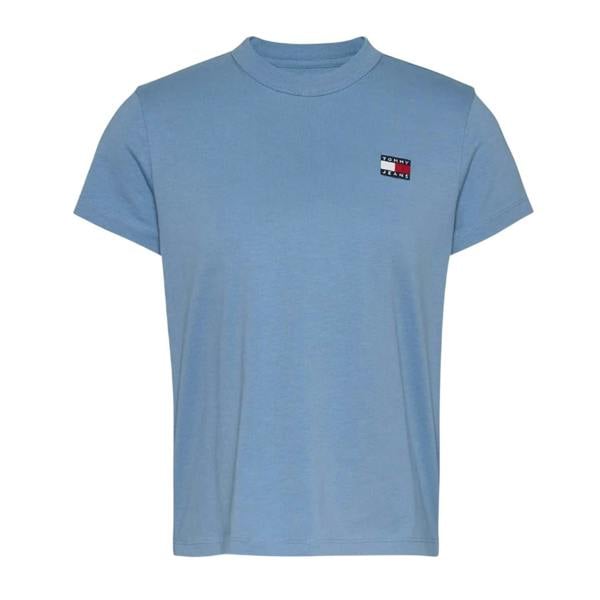 Tommy Jeans Womens/Ladies Badge Crew Neck Regular T-Shirt - Blue - 