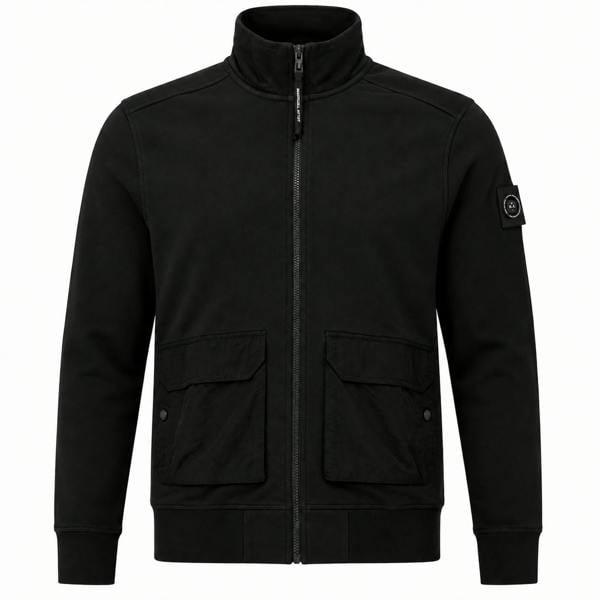 Marshall Artist Streatham Full Zip Sweatshirt Black