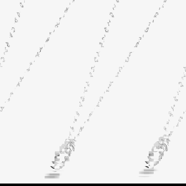 Rosa Lea Pave Knotted Loop Pendant BJ-P3188C