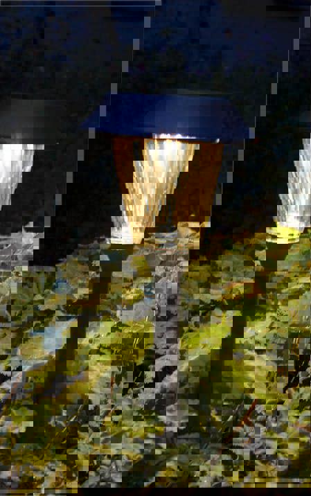 Luxform Solar Juneau Garden Spike  Stainless Steel