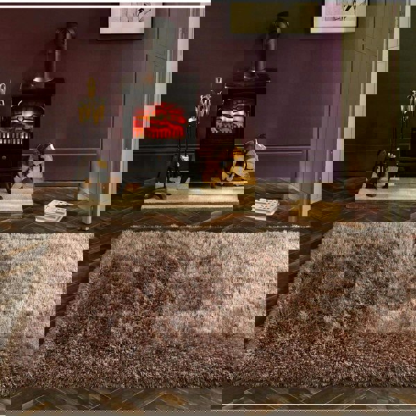 Extravagance Mink Shaggy Rug | 60's Glamour | The Rugs