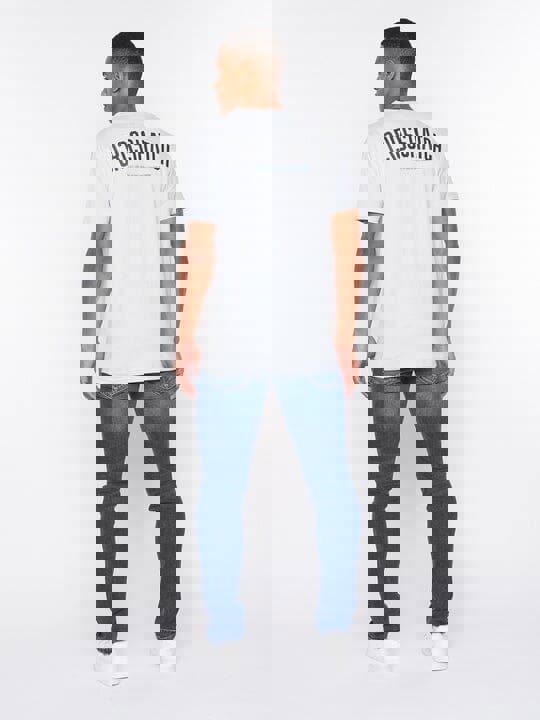 Crosshatch Cronstand T-Shirt Light Blue