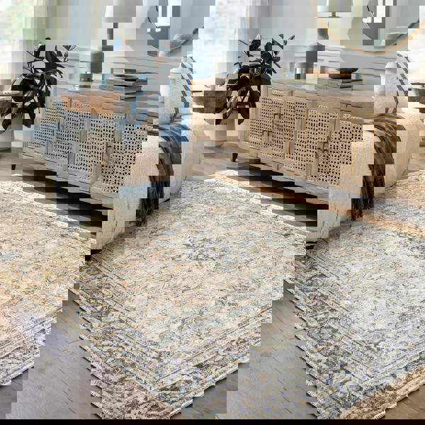 Livabliss Becki Owens Darling-Washable Brown Pink Traditional Vintage Boho Rug