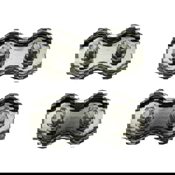 Duplex Wire Rope Grips Stainless Steel 2MM x2 (Marine Boat Clip Clamps)