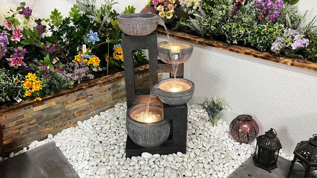 Tranquillity Water Features Mirage Cascade Contemporary Water Feature