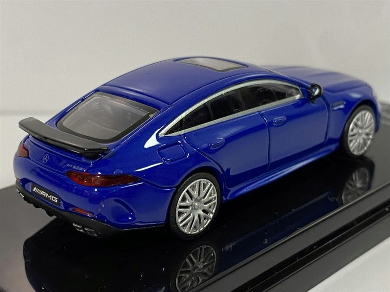 mercedes benz amg gt63 s rhd 2019 metallic blue 1:64 scale paragon 65281r