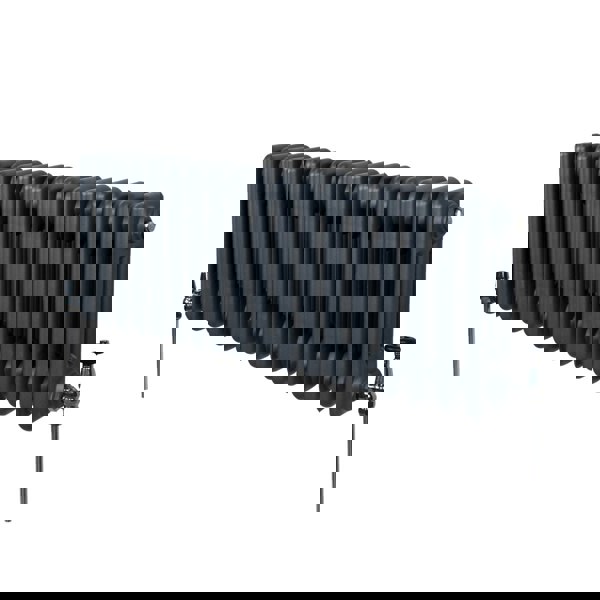 Monstershop Traditional 3 Column Radiator - 300 x 832mm - Anthracite Grey