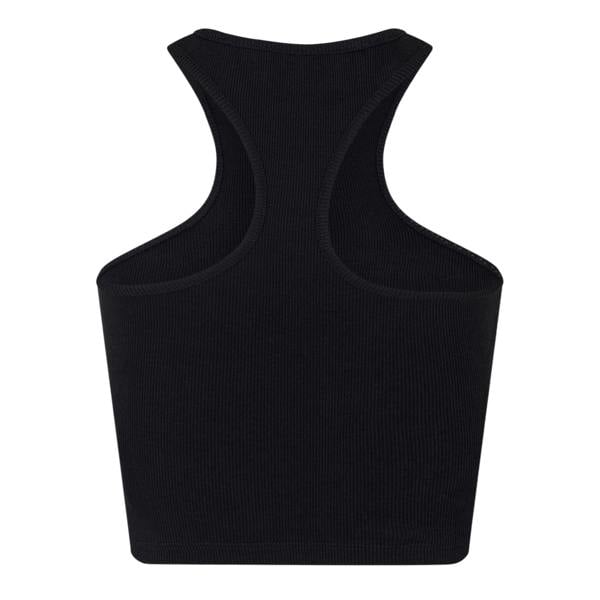 Off White Womens/Ladies Relaxed Fit Tank Top - Black - 
