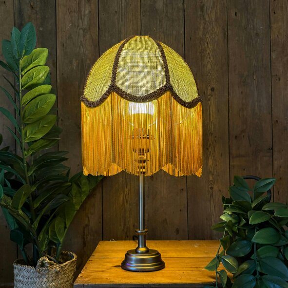Love Frankie Antique Bronze Table Lamp
