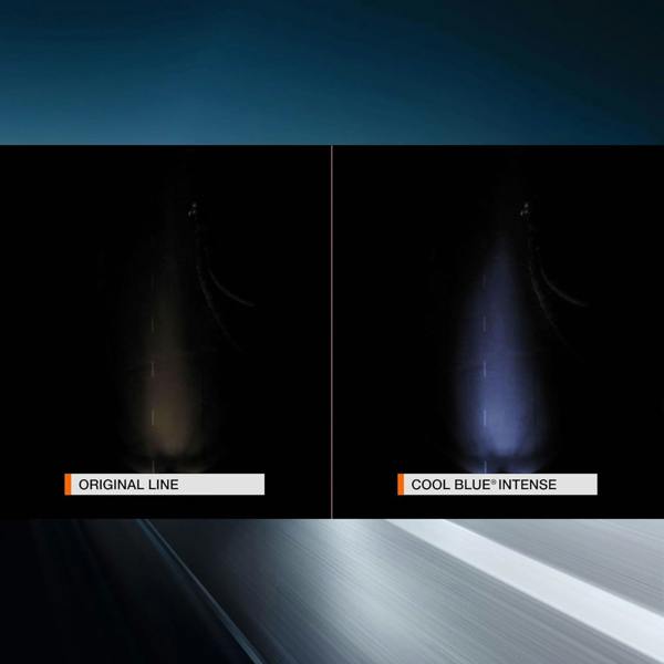 OSRAM COOL BLUE INTENSE H7, Headlight Bulbs Uprated Performance Pair 5000k WHITE