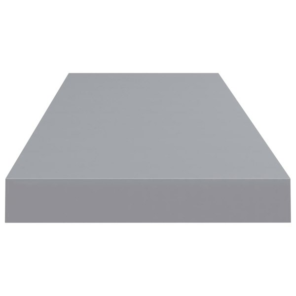 Berkfield Floating Wall Shelves 2 pcs Grey 80x23.5x3.8 cm MDF