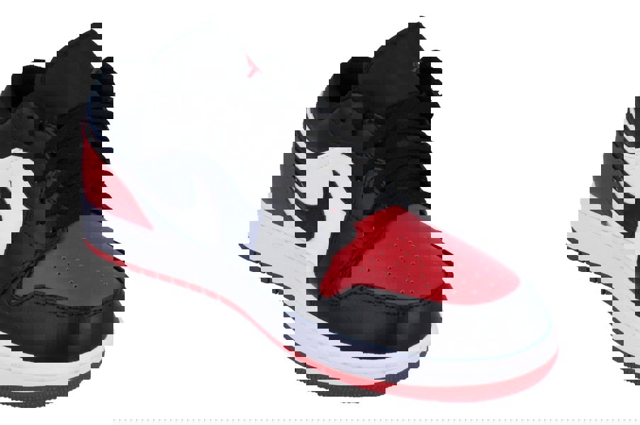 Nike Air Jordan 1 Low Mens Trainers 553558  161 - White Black Varsity Red White 161 - Photo 3