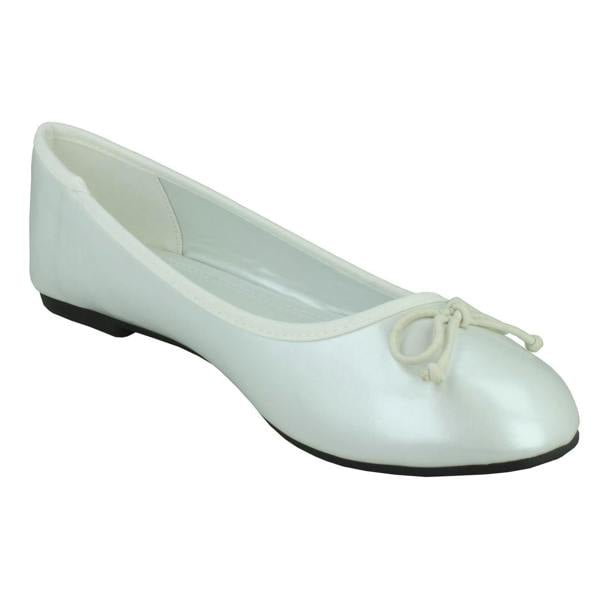 Spot On Ladies Spot On Ballerinas With Small Bow Detail F80397