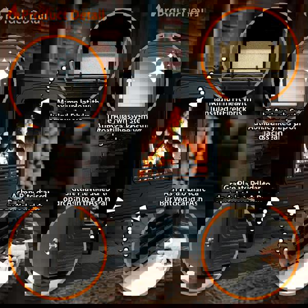 5kw steel eco multifuel stove