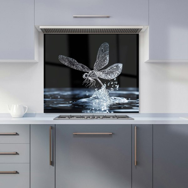 Warren Reed - Designer Glistening Dragonfly Lift-Off Kitchen Splashback