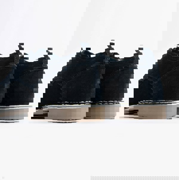 Popps JONAS Mens Suede Desert Shoes Navy