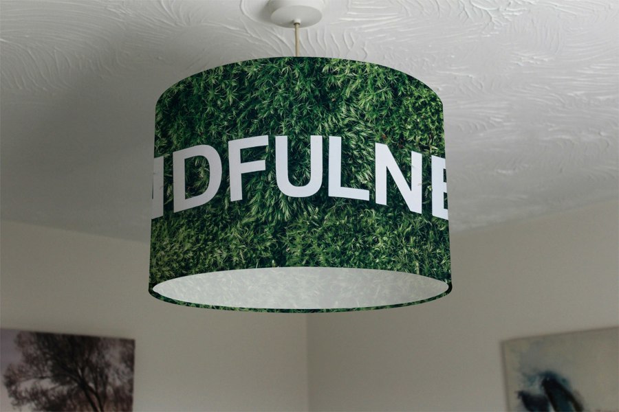 Benjamin Tate Design Wellness Mindfulness (Ceiling & Lamp Shade)