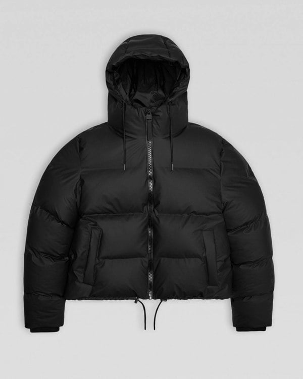 Rains W Alta Unisex Puffer Jacket - 01 Black