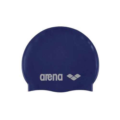 Arena Unisex Adult Classic Silicone Swim Cap - Denim/Silver