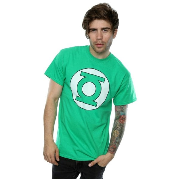 DC Comics Mens Green Lantern Logo T-Shirt - Kelly Green