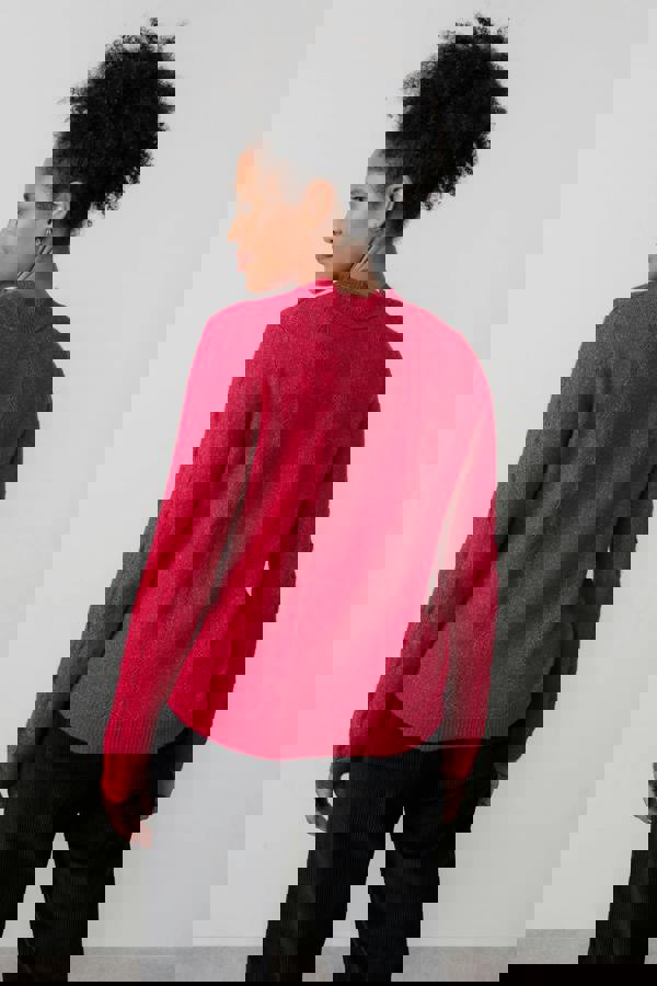 Lily & Me Elise Tie Neck Pointelle Jumper