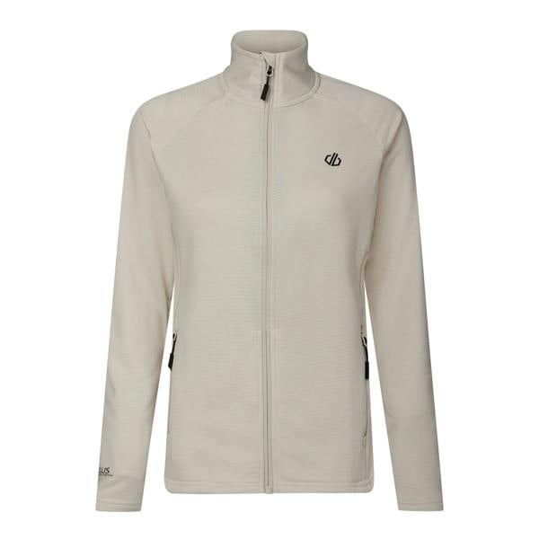 Dare 2B Womens/Ladies Lowline Core Stretch Full Zip Midlayer - Almond Milk - 