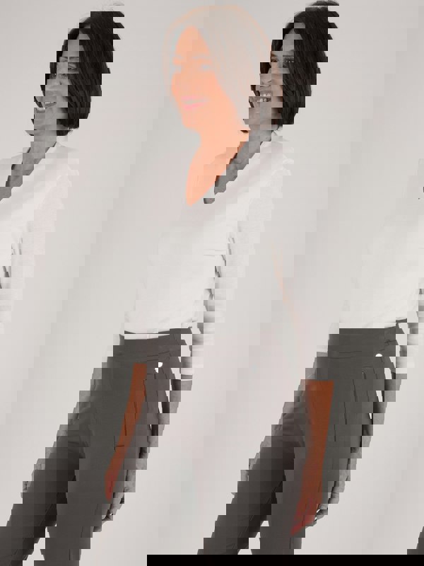 PennyPlain Treggings - Dark Sage Short