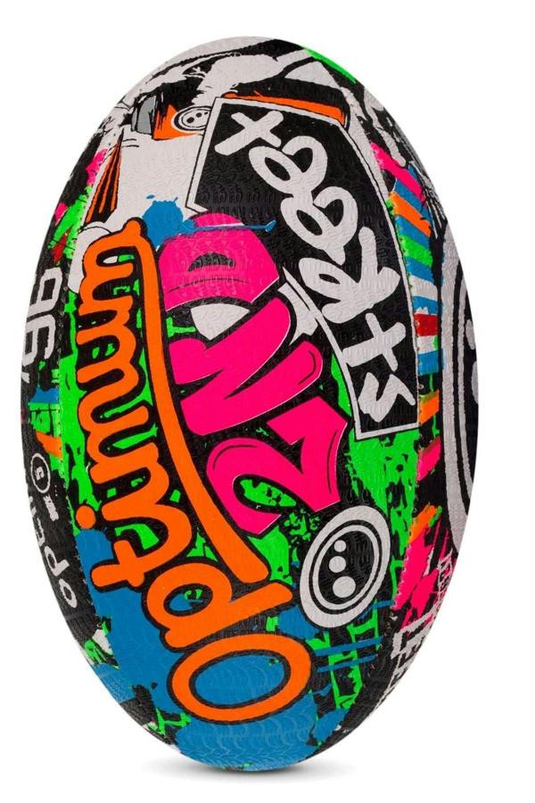 Cartoon Rugby Ball – Illustrated Kids' Training Ball, Multiple Designs - Optimum