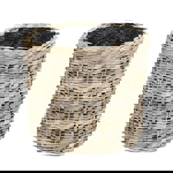 Rattan Round Planter