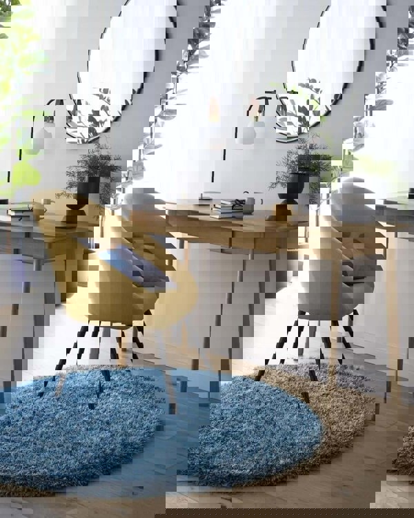 Plush Dark Teal Shaggy Rug | Modern Comfort | The Rugs