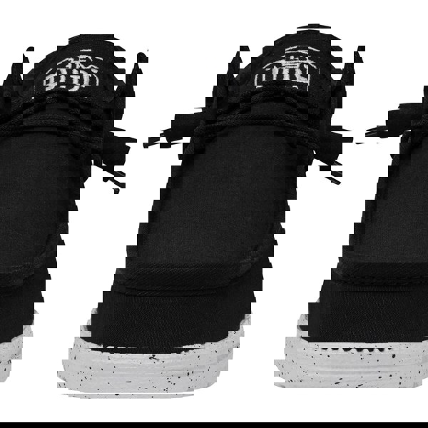 HEYDUDE Wally Slub Canvas Shoe Unisex - Black