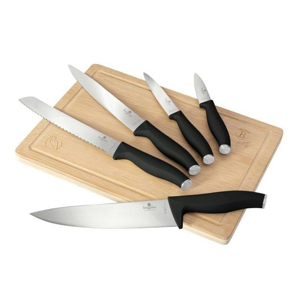 Premium Knife Set with Bamboo Cutting Board Berlinger Haus