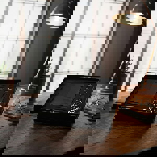 smartbies Luxury 3-Piece Men's Gift Set: Watch, Wallet & Pen