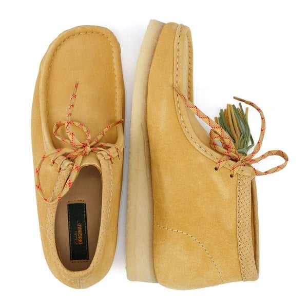Clarks Originals 26181131 Men's Wallabee Boots Golden Tan Suede