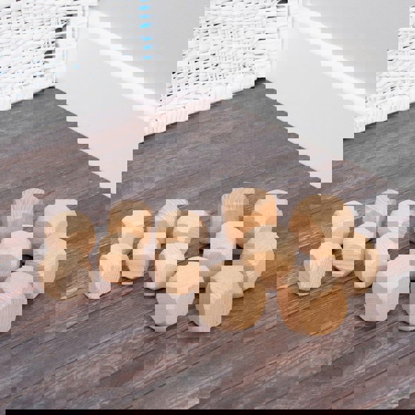 tickit Natural Wooden Cubes