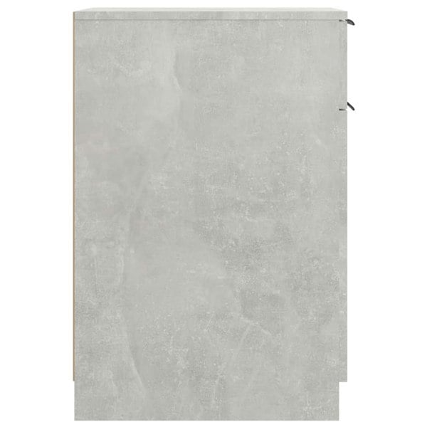 Berkfield Desk Cabinet Concrete Grey 33.5x50x75 cm Engineered Wood