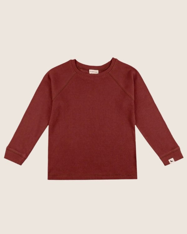 organic cotton Red Rib Top - image 1