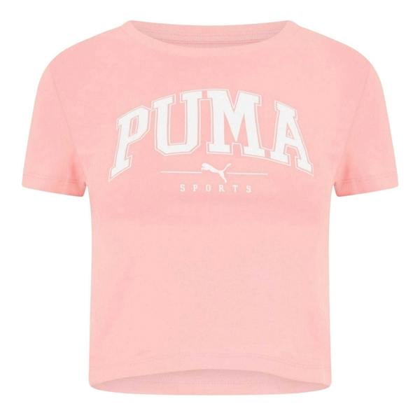 Puma Womens/Ladies Squad Cropped T-Shirt - Pink - 