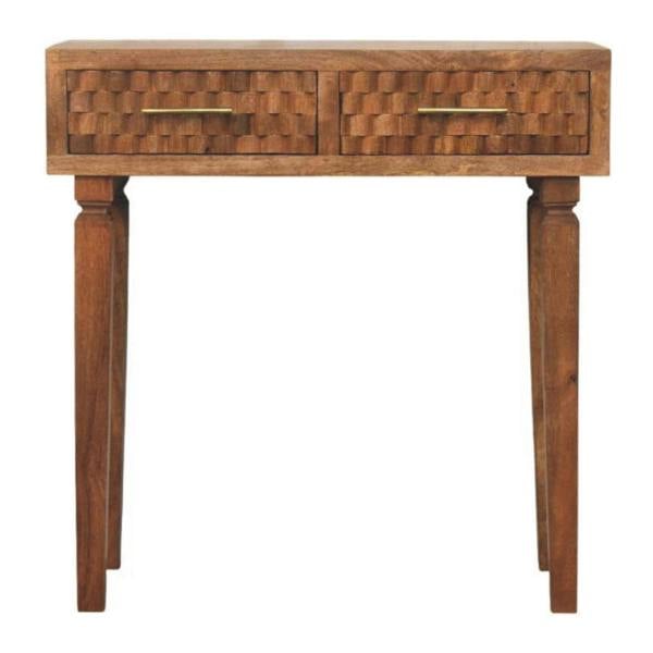 Artisan Furniture Arno Console Table in Golden Teak
