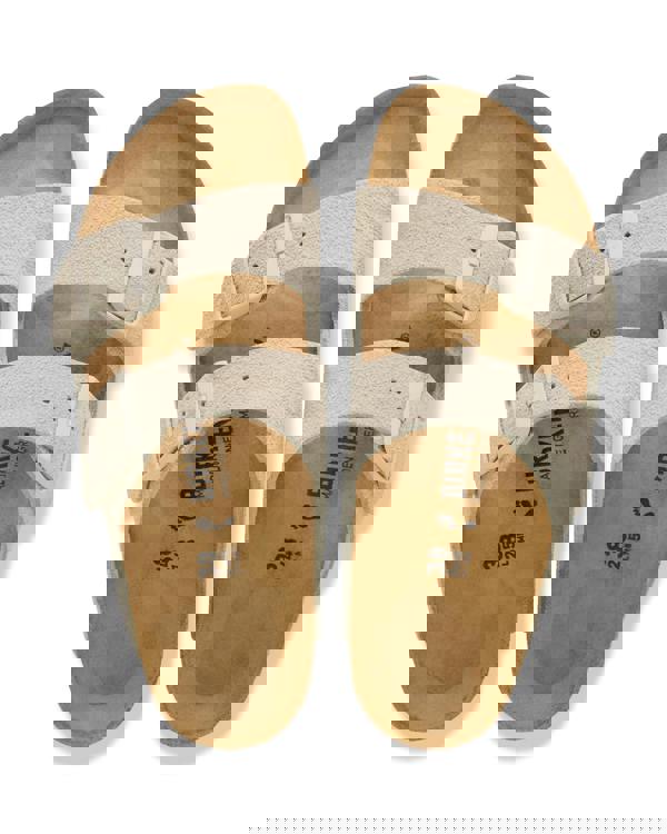 Birkenstock Arizona Suede Leather Womens Sandals - Oyster