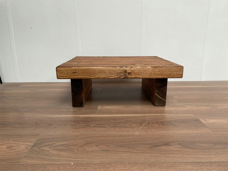 The Bespoke Carpentry Co 3" Chunky Pine Outdoor Coffee Table